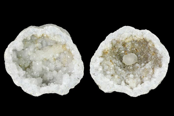 Keokuk Quartz Geode with Calcite Crystals - Iowa #144710